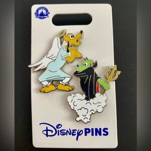 Disney 2024 Pin Set - Pluto Angel 😇 and Pluto Devil 
👿 Diamond Pins Trading